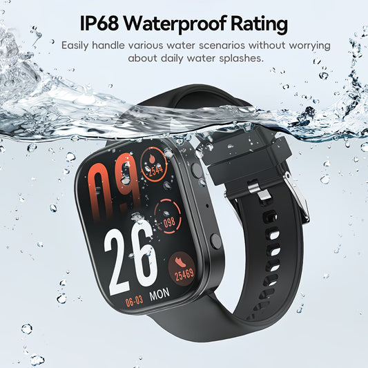 Smart Watch for Men & Women – Fitness Tracker, Heart Rate & Sleep Monitor, Notifications, Waterproof