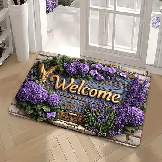 Welcome 3D Mat – Durable, Non-Slip