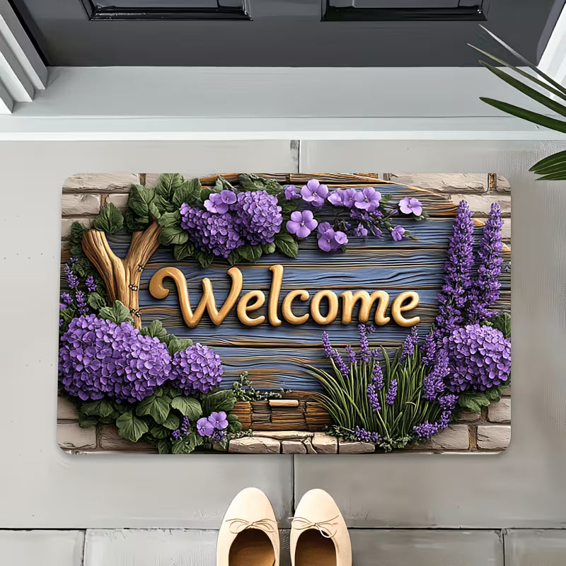 Welcome 3D Mat – Durable, Non-Slip