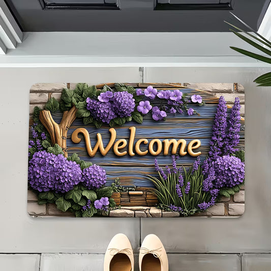 Welcome 3D Mat – Durable, Non-Slip