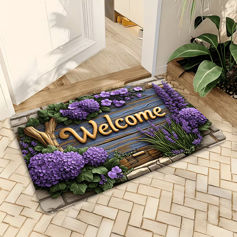 Welcome 3D Mat – Durable, Non-Slip