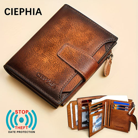Premium Leather RFID Wallet – Secure, Stylish & Smart