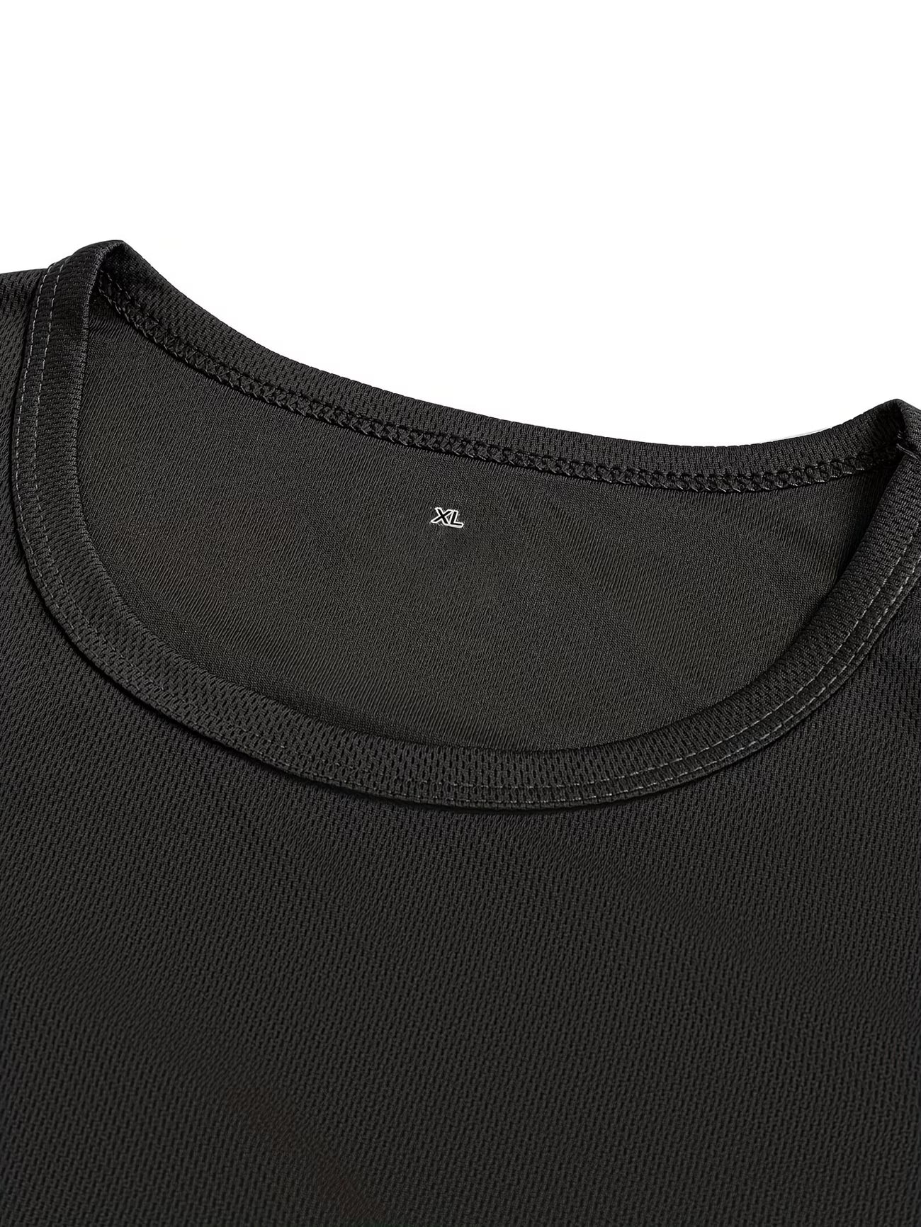 Set of 3 Men’s Long-Sleeve T-Shirts – Breathable Polyester with Paris Print, Regular Fit