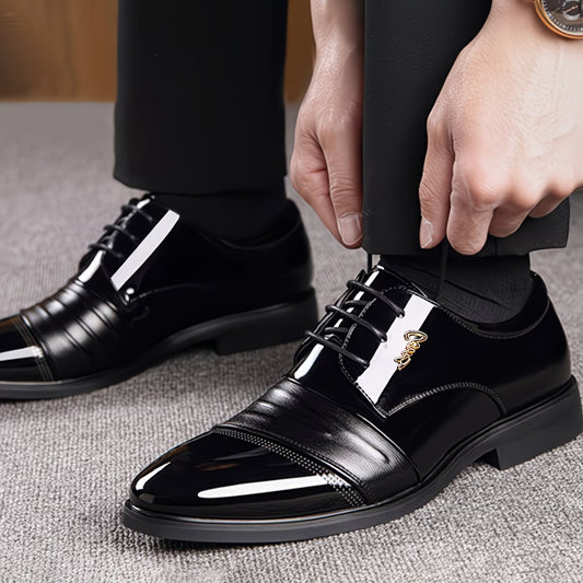 Elegant Men’s Business Casual Shoes – Stylish Dress Shoes Perfect for Work & Gifting