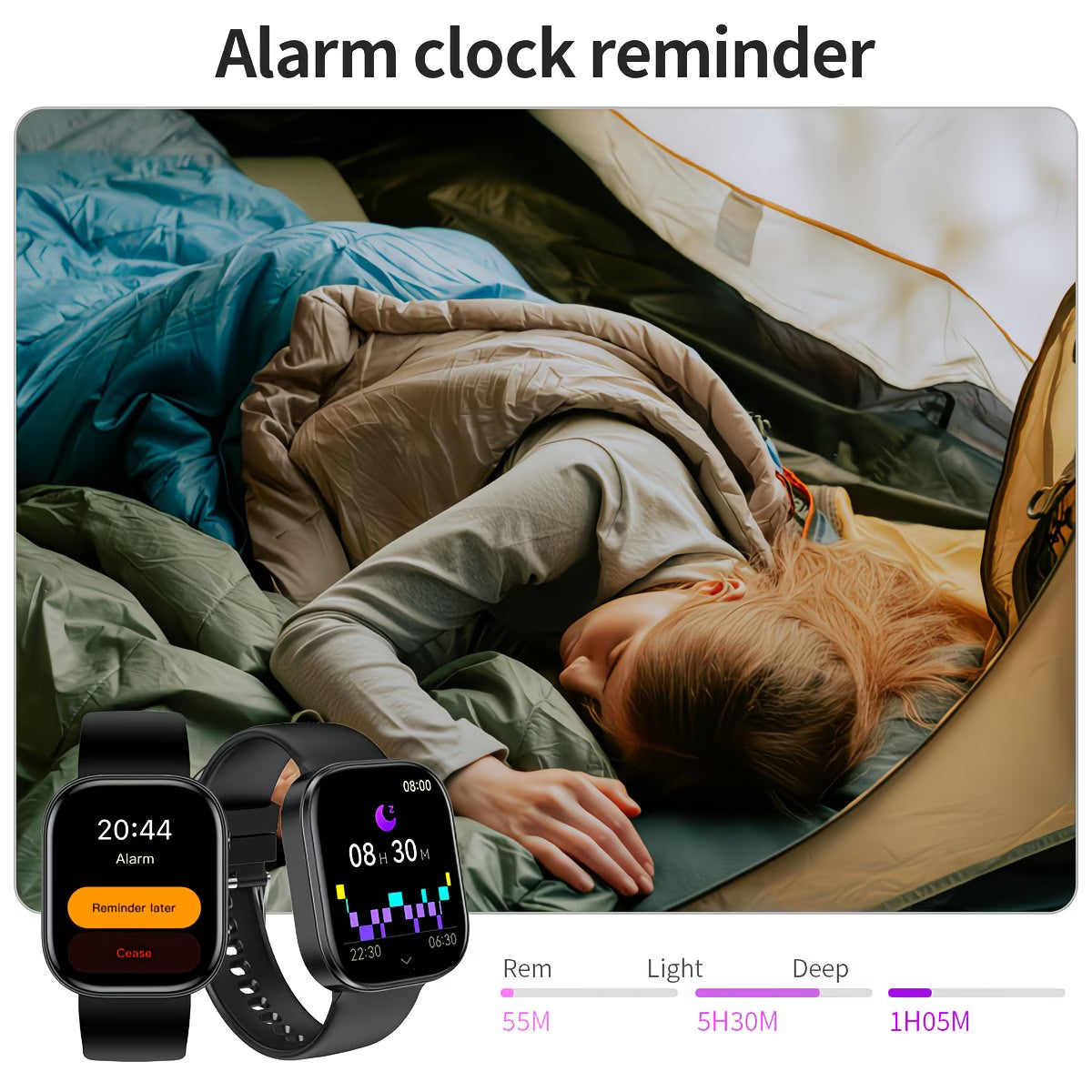 Smart Watch for Men & Women – Fitness Tracker, Heart Rate & Sleep Monitor, Notifications, Waterproof