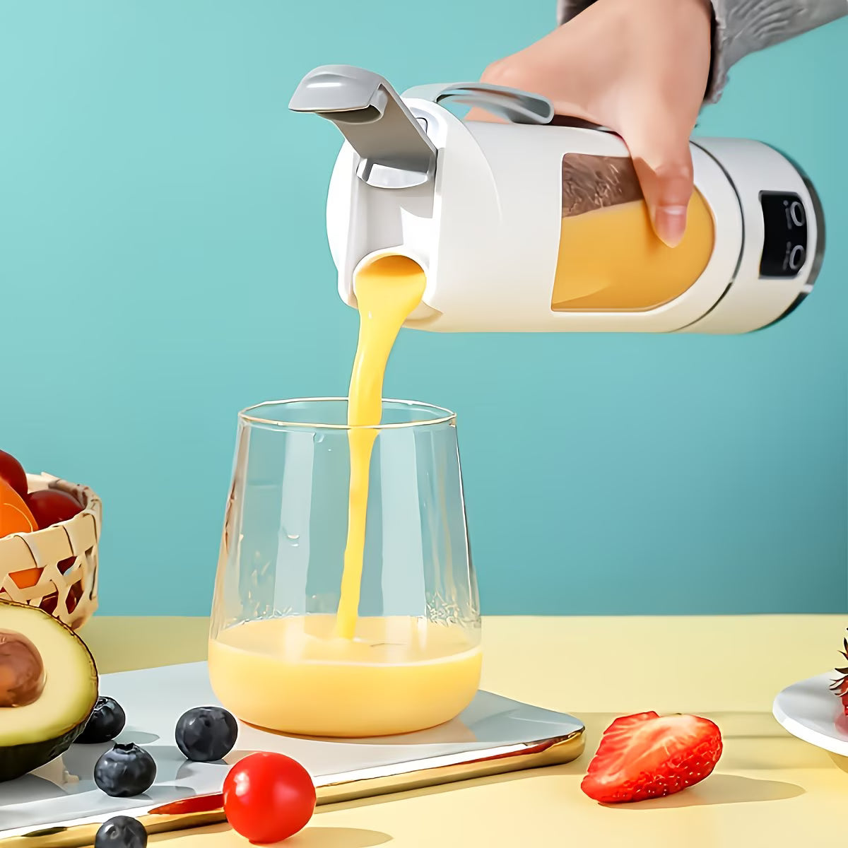 Portable Rechargeable Blender & Juicer – 10.14–16.91oz for Smoothies & Milkshakes
